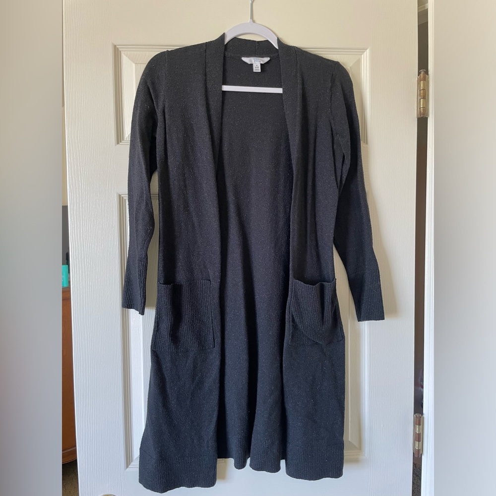 LONG BLACK CARDIGAN